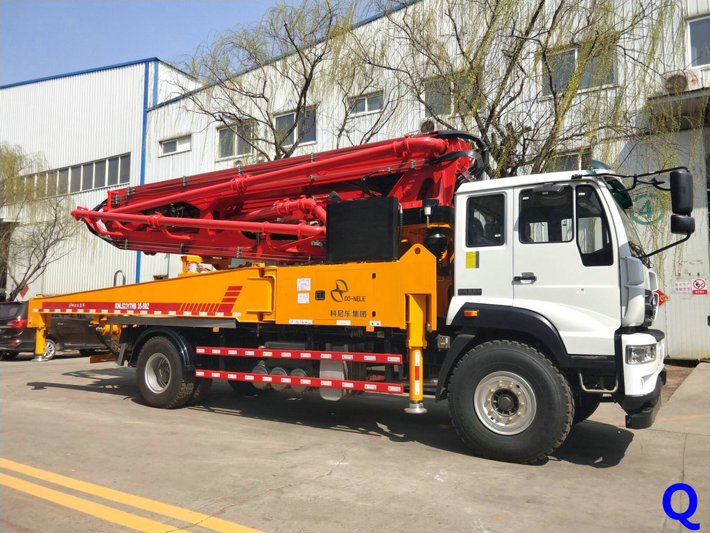 天泵，小型泵車，小型混凝土泵車