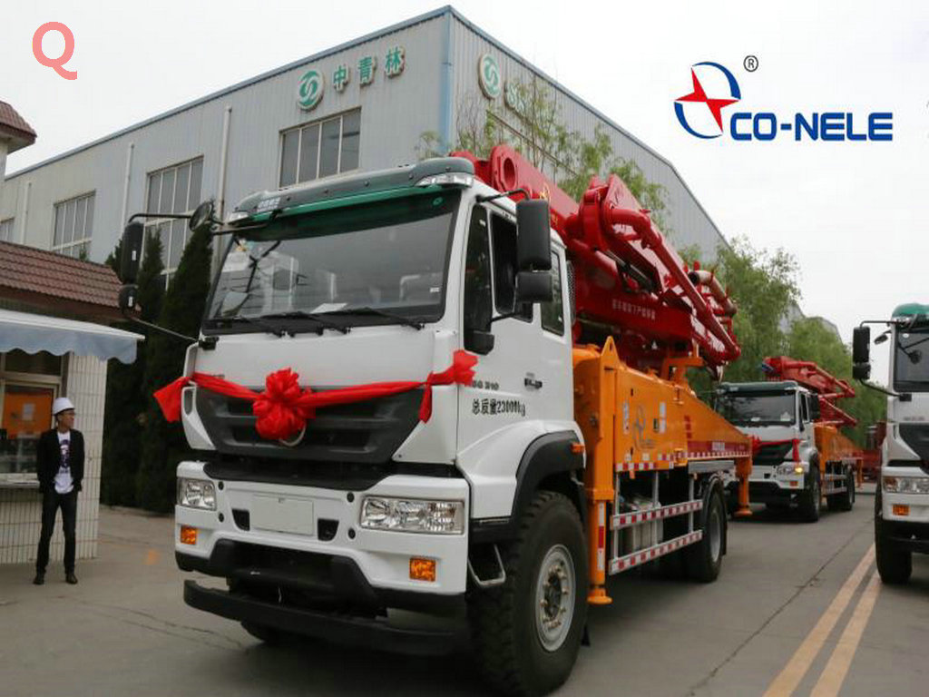 天泵，小型泵車，小型混凝土泵車